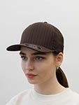 Бейсболка FLEXFIT арт. 6195P (коричневый / белый)